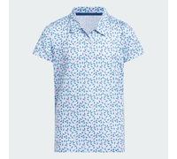 GIRLS SHORT SLEEVE PRINTED POLO SHIRT Crystal Sky 9-10A