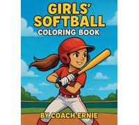 Girls' Softball Coloring Book