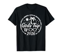 Girls Trip 2026 Amici Spiaggia Bevande Molti Ricordi Maglietta