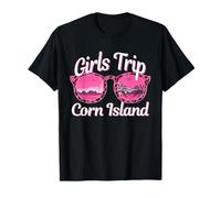 Girls Trip Corn Island Bachelorette Donne Viaggio Maglietta