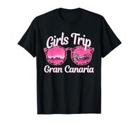 Girls Trip Gran Canaria Bachelorette Donne Viaggio Maglietta