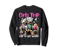 Girls Trip Salem 1692 Time To Get Wicked Halloween Group Felpa