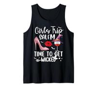 Girls Trip Salem Time To Get Wicked Halloween Group Matching Canotta