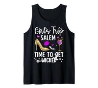 Girls Trip Salem Time to Get Wicked Halloween Group Matching Canotta