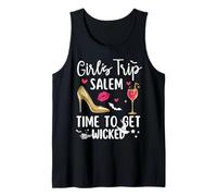 Girls Trip Salem Time to Get Wicked Halloween Group Matching Canotta