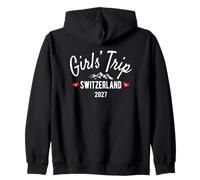 Girls Trip Svizzera 2027 | Ragazze Viaggi Vacanza Felpa con Cappuccio