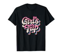 Girl's Trip Vintage Retro 1990s Bubble Letters Maglietta