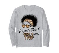 Girls Trip Virginia Beach 2025 Donna Weekend Birthday Squad Maglia a Manica