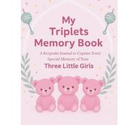 Girls Triplet Memory Book