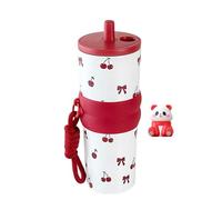 Girls Water Bottle - Cartoon Vacuum, Insulated Drinking Flask with Leakproof Lid Multi Functional Thermal Bottle for Kids Women Teachers Office Travel Beach Car Party Use Portable Hydration