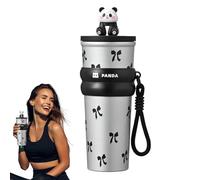Girls Water Bottle - Cartoon Vacuum, Insulated Drinking Flask with Leakproof Lid Multi Functional Thermal Bottle for Kids Women Teachers Office Travel Beach Car Party Use Portable Hydration