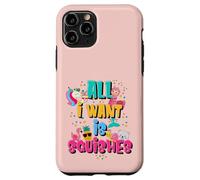 Girls Who Love A Squishy Rosa Pallido All I Want is Squishies Custodia per iPhone 11 Pro