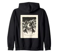 Girls Will Be Girls Witch Circle Moon Magic Celestial Felpa con Cappuccio