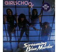 GIRLSCHOOL - screaming blue murder LP