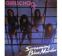 GIRLSCHOOL - screaming blue murder LP