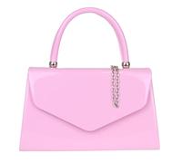 Girly HandBags - Pochette da donna in vernice gialla, piccola borsetta rigida, custodia rigida, rosa (Rosa) - unknown
