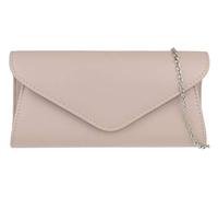 Girly HandBags Pochette da donna tinta unita, Nude, Medium