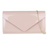 Girly Handbags Pochette semplici e lucide da donna, Carne., taglia unica