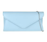 Girly Handbags Pochette tinta unita, Colore: azzurro., M