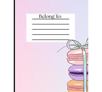 Girly Vibes Composition Notebook: Stylish Purple Wide Ruled Journal for Everyday Use"