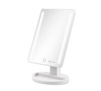 Girmi Specchio Per Trucco 16x22cm Con Luce Led 1x Batterie E Usb Be0401
