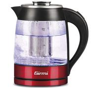 GIRMI - BL50 1.8L 2200W Nero, Rosso, Trasparente bollitore elettrico