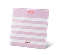Bilancia Pesapersone Digitale in Vetro Temperato Effetto Rosa Max 150 kg Girmi