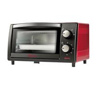 GIRMI - FE1000 - Forno elettrico ventilato - 10 L - nero-rosso - Girmi - 103814 - Conf. da 1 Pz. - FE1000