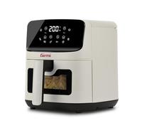 Girmi FG27 Friggitrice ad Aria 4,2 Litri, 1400 W, 4.2 Litri, Display digitale, 8 programmi, Timer, 80-200° C, BPA/PFOA Safe, Ricettario incluso, Gesso