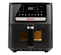 GIRMI - FG8400 - Friggitrice ad aria - a 2 altezze - 6,5 L - 28,5 x 30,5 x 38 cm - nero - Girmi - 103839 - Conf. da 1 Pz. - FG8400