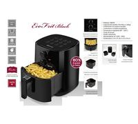 Girmi FG87 EcoFrit Black Friggitrice ad aria, 5 Litri, 1400 Watt, Nero