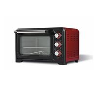 Girmi FE20 Forno Elettrico Ventilato Fornetto con Grill 20 Litri 1380 Watt con Timer e Luce colore Nero Rosso