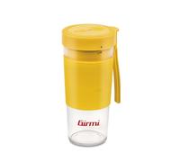 Girmi FR11 Frullatore Portatile con Coperchio, Ricaricabile con Cavo USB, Bicchiere in Tritan BPA Free, capacità 450 ml (utilizzabile 300ml), lame INOX, fino a 10 Cicli di Frullatura con 1 Ricarica