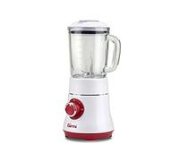 Frullatore FR23 Capacit 0,6 L Potenza 300 Watt Bicchiere Graduato in Vetro Lame in Acciaio INOX Colore Bianco / Rosso