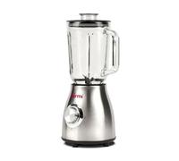Girmi FR92 Frullatore Frantuma Ghiaccio, bicchiere in vetro da 1,5 L, corpo INOX, 6 lame, 650 Watt, 4 velocità + Pulse