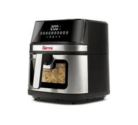 GIRMI FRIGGITRICE AD ARIA 8 L ARIA, capacità l, Max potenza 2200 W, Nero-Grigio acciaio