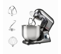 Girmi IM46 Impastatrice Planetaria 8 Litri, 1800 W Max, Grigio Antracite | 6 Velocità, Pulse, Contenitore inox, Dispositivo di Sicurezza, Accessori Inclusi