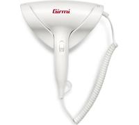 Girmi Asciugacapelli da parete, 1700W, 2 Velocità, Montaggio a muro, 22x27x10, Bianco, PH0300 - bianco PH0301
