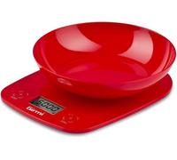Bilancia da Cucina Elettronica con Ciotola Colore Rosso