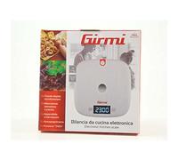 GIRMI - PS02 Da tavolo Rotondo Bilancia da cucina elettronica Arancione, Bianco