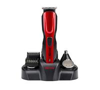 Girmi RC3000 Rifinitore viso e corpo 5 in 1, Rosso