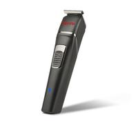 Girmi RC31 Taglia Barba e Capelli, 5 in 1, 5 Testine Intercambiabili, 6 Pettini, Autonomia 90 Minuti, Ricarica solo in 1,5 ore, Lavabile con Getto D'Acqua, Funzionamento a Rete e Cordless, Nero