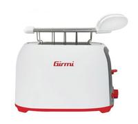 Girmi TP10 tostapane 2 fetta/e Rosso, Bianco 750 W