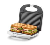 Girmi TS03 Tostiera, 750 W, Piastre antiaderenti, Manico termoresistente con ...