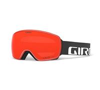 Giro Agent Snow, Mascherina Unisex-Adulto, Black Wordmark Vivid Ember/Vivid Infrared, Taglia Unica