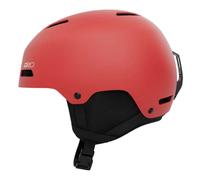 Giro Ledge FS Casco da sci e Snowboard M, guscio rigido in ABS con EPS, sistema di regolazione in forma, ventilazione, casco Freestyle rosso opaco (rosso opaco)