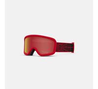 Giro Chico 2.0 Toddler Ski Goggles - Goggles snowboard per bambini ragazzi e ragazze 2-4 - cinghia di flair solare rosso con lente scarlatto ambra