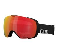 Giro Contact - Maschera da Sci per Uomo e Donna, con Cinturino Nero con Lenti a infrarossi Vivid Ember/Vivid