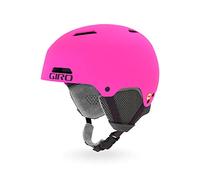 Giro Crüe MIPS - Casco da sci/snowboard, unisex, per bambini, colore: rosa opaco, 48,5-52 cm
