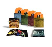 COFANETTO GIRO D'ITALIA LP + 45 GIRI LIGABUE E ORAZERO ANIME IN PLEXIGLASS